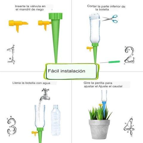 Estacas de Riego Automático pack de 6